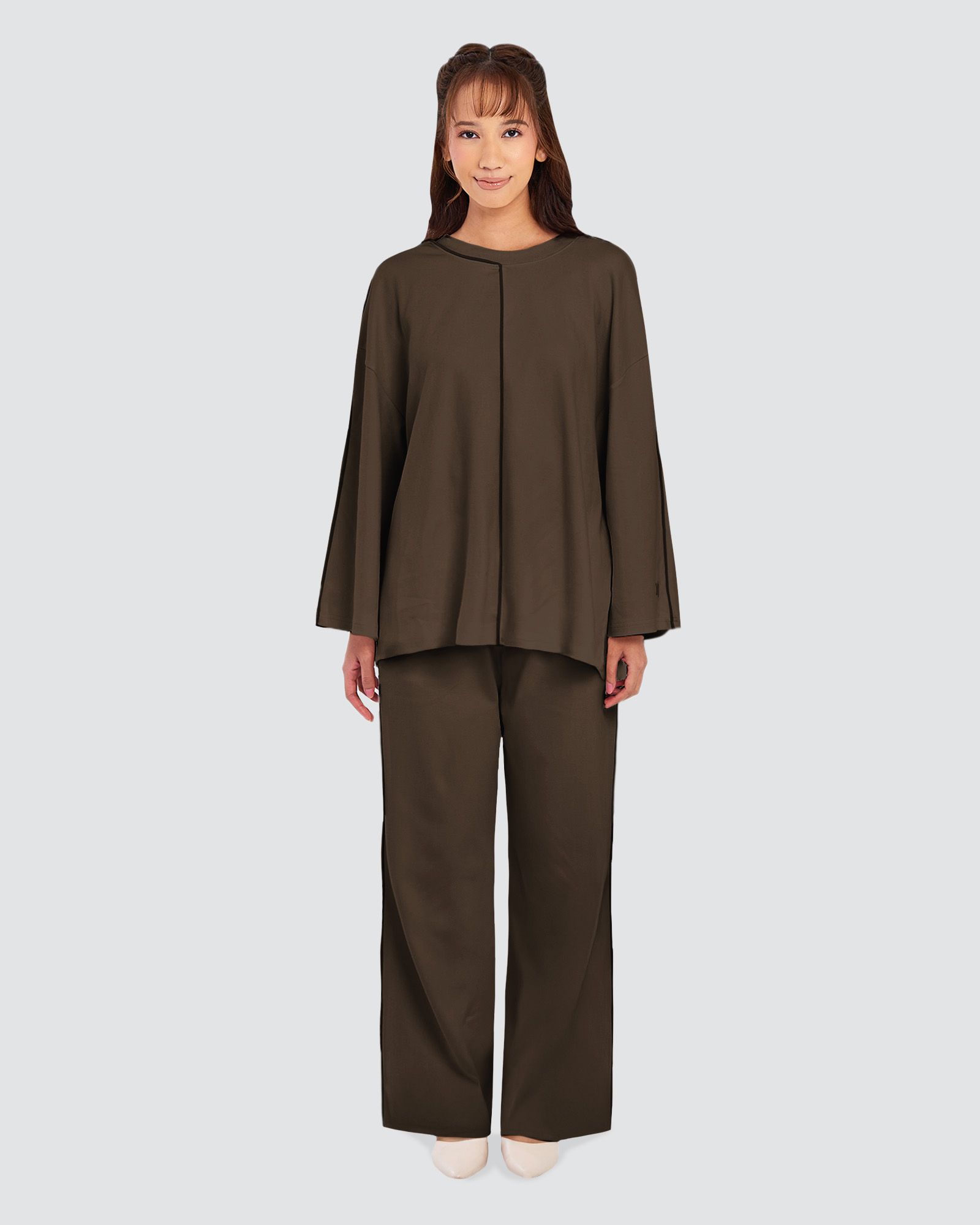 THEA OVERSIZED LINE TOP - JAVA