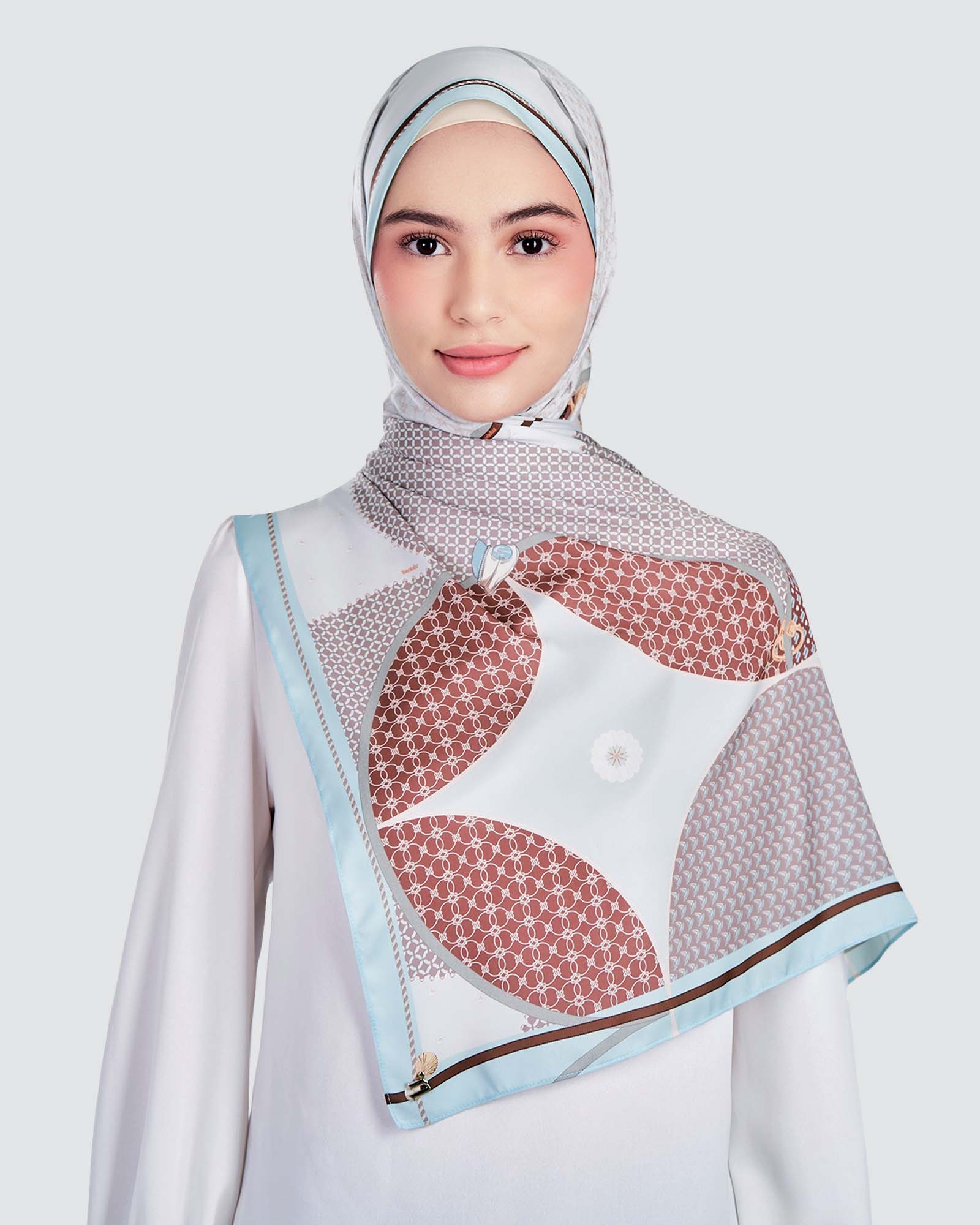 BLUE CRUISE SHAWL - PARADISE