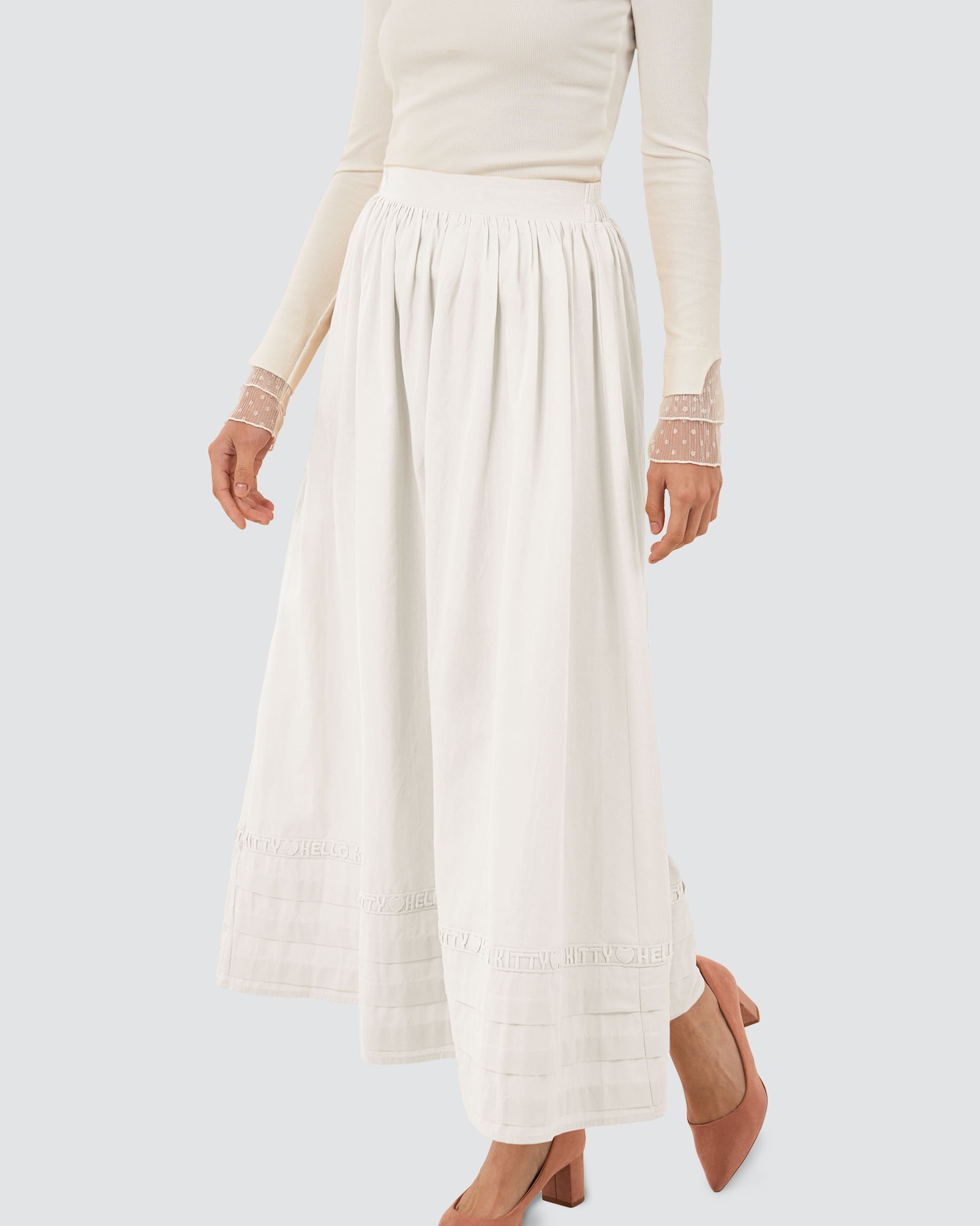 HELLO KITTY X NAELOFAR CHIC SKIRT - SUGAR