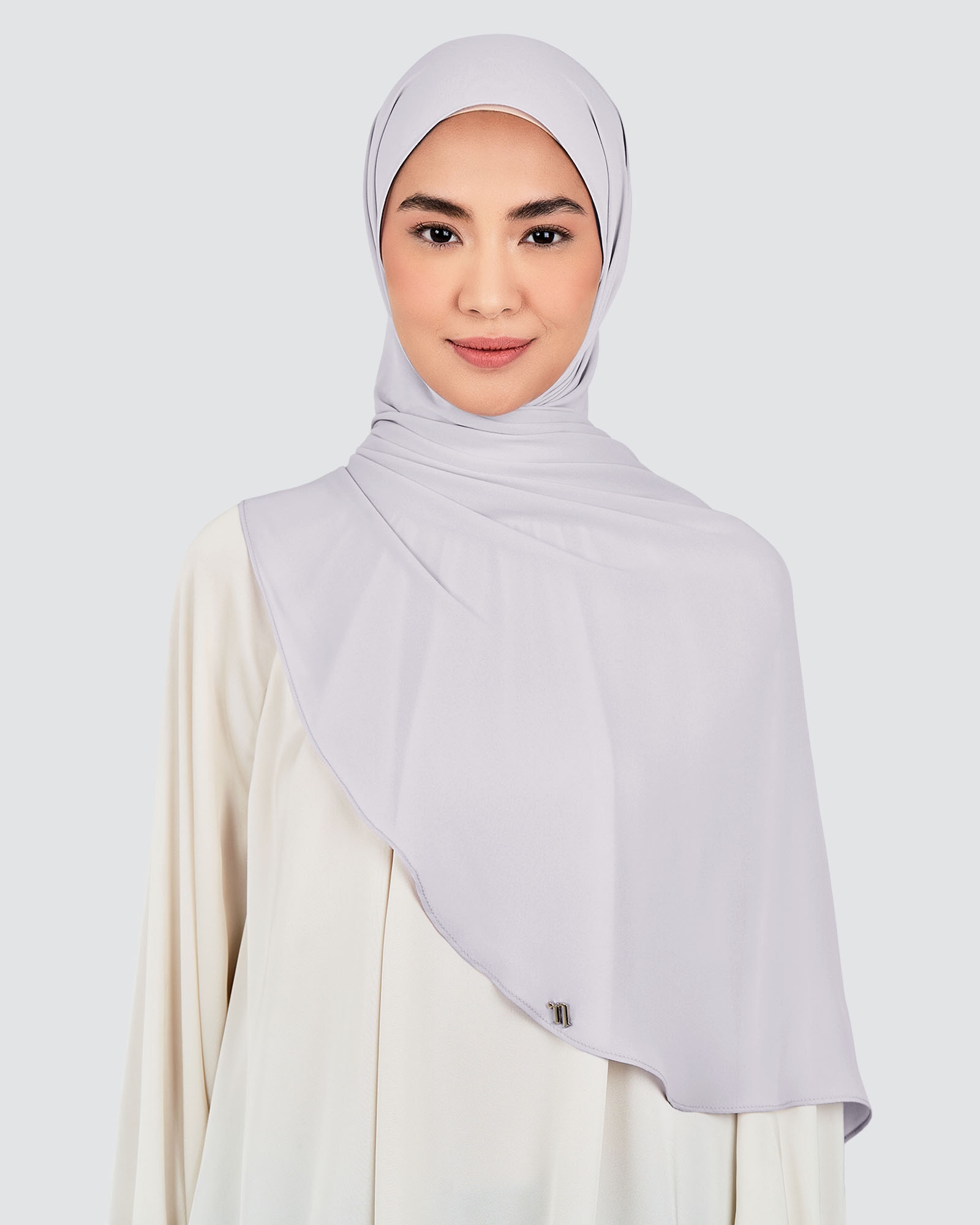 LONG CHIFFON SHAWL - MORNING GLORY