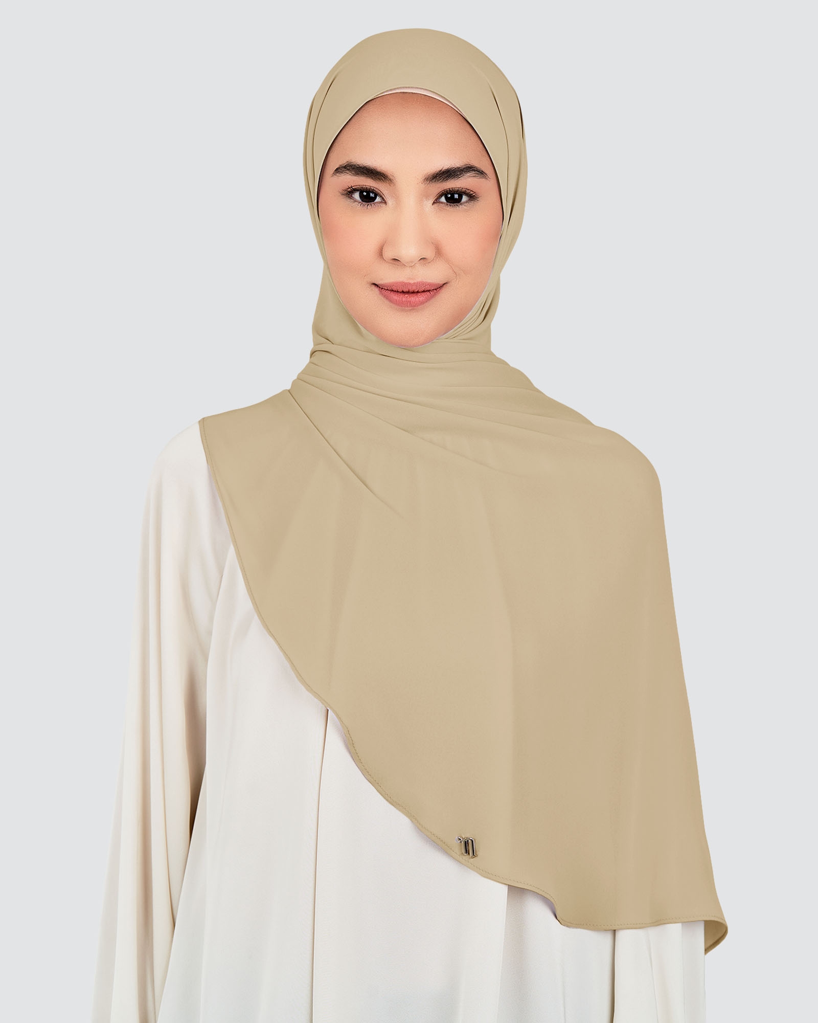 LONG CHIFFON SHAWL - ROOT