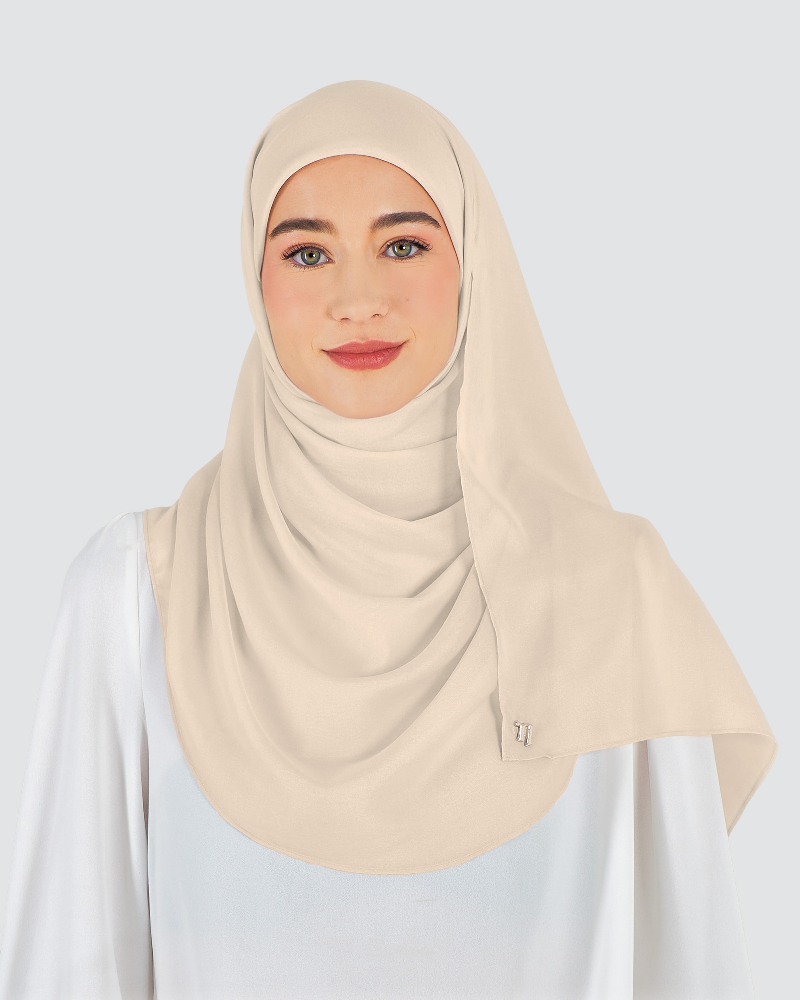 NITA BAWAL SHAWL - BEIGE