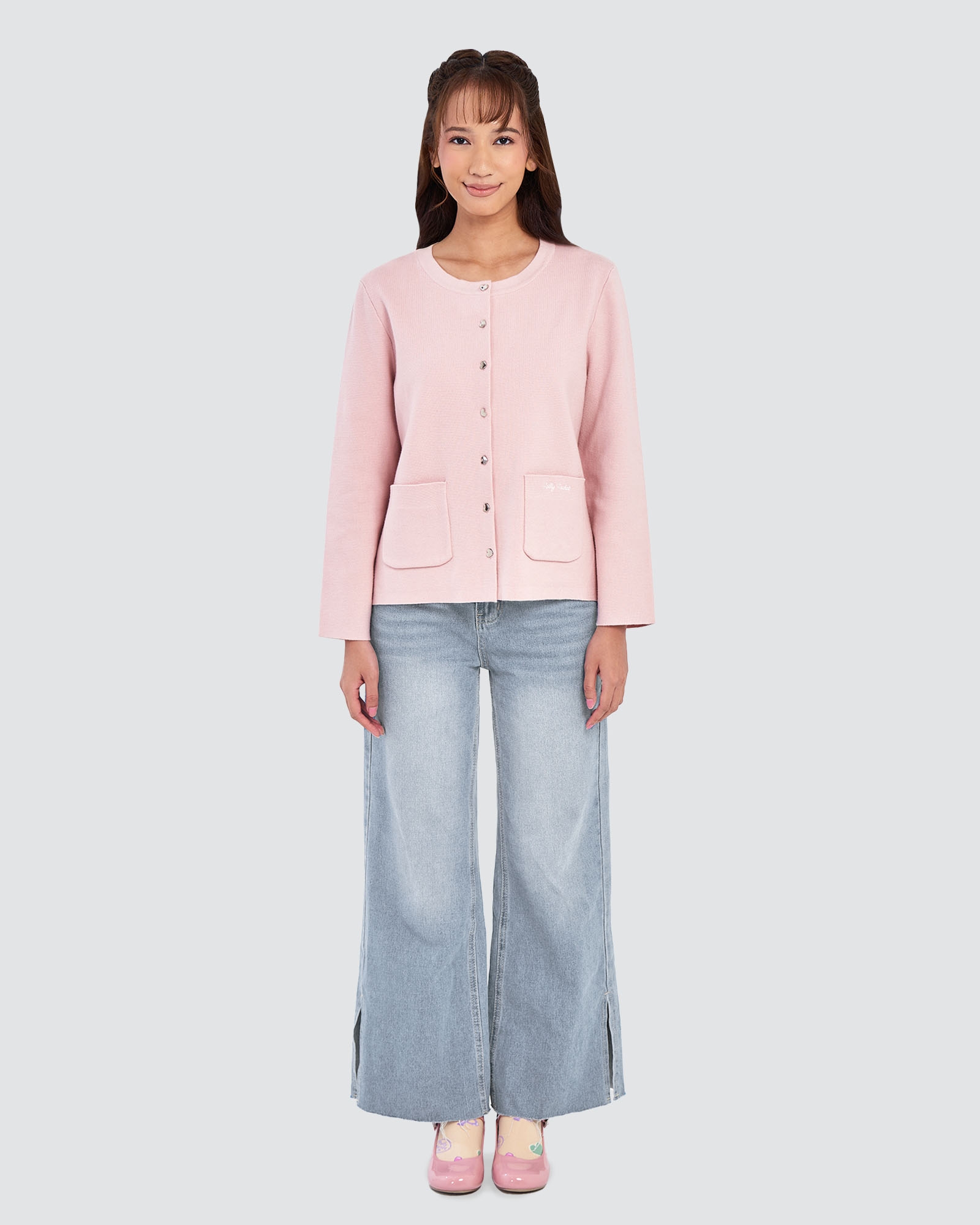 POLLY POCKET X NAELOFAR ICONIC CARDIGAN - GIGGLES