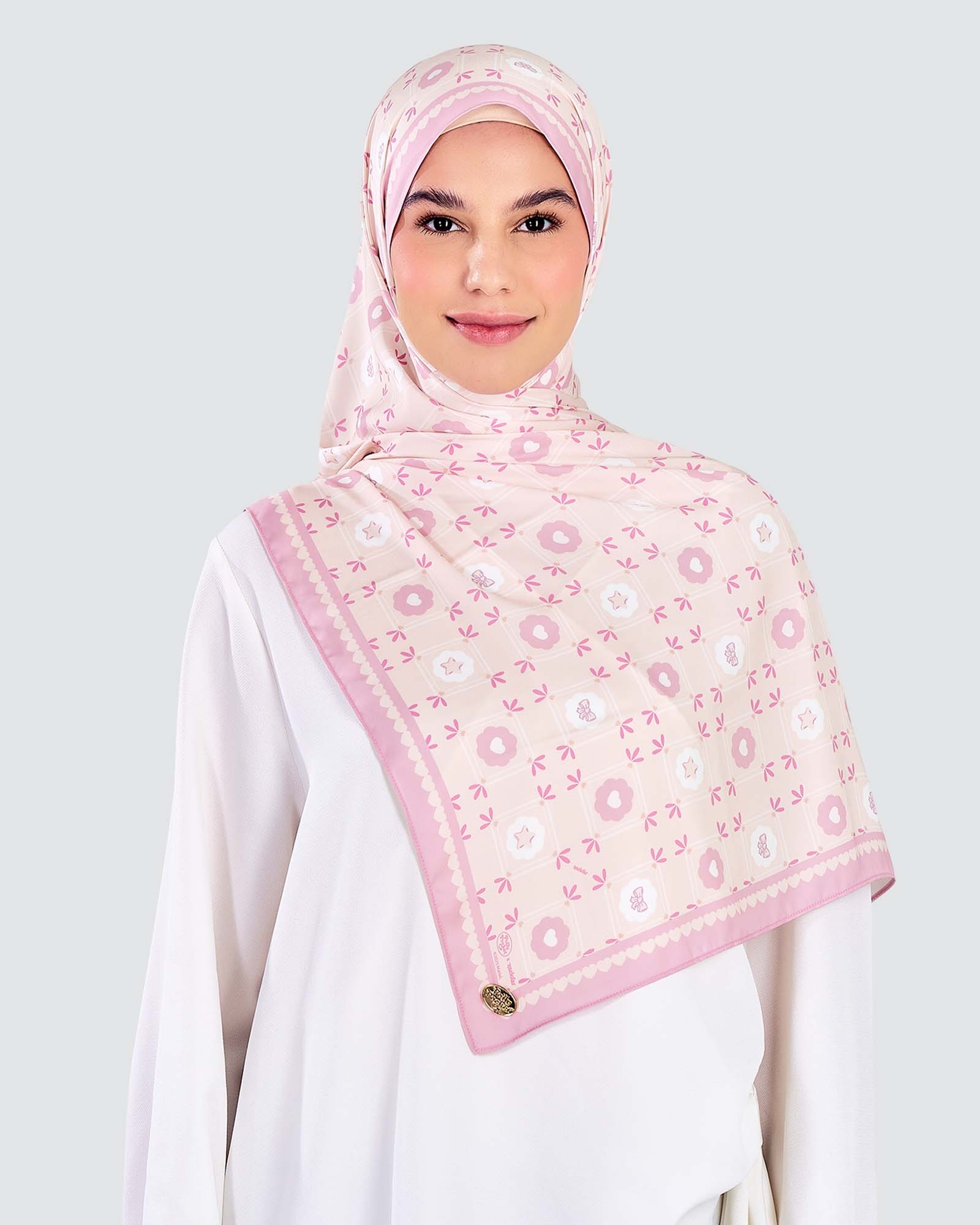 POLLY POCKET X NAELOFAR SHAWL - PINK DAZZLE