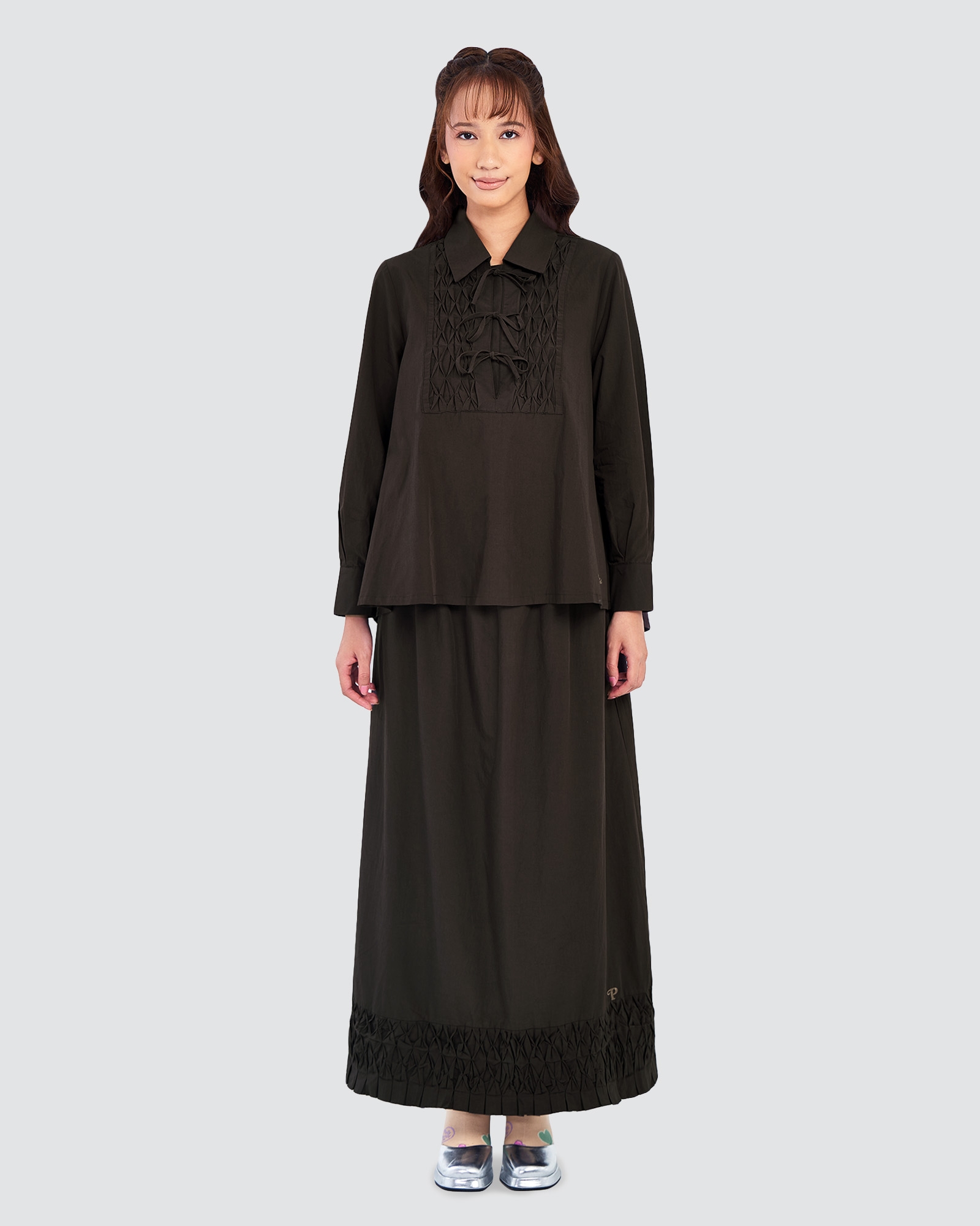 POLLY POCKET X NAELOFAR SMOCKED TOP - DAZZLE