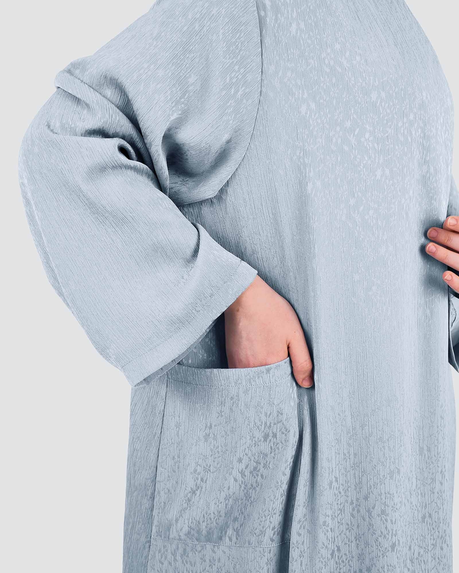 SABREEN KAFTAN DRESS - BABY BLUE