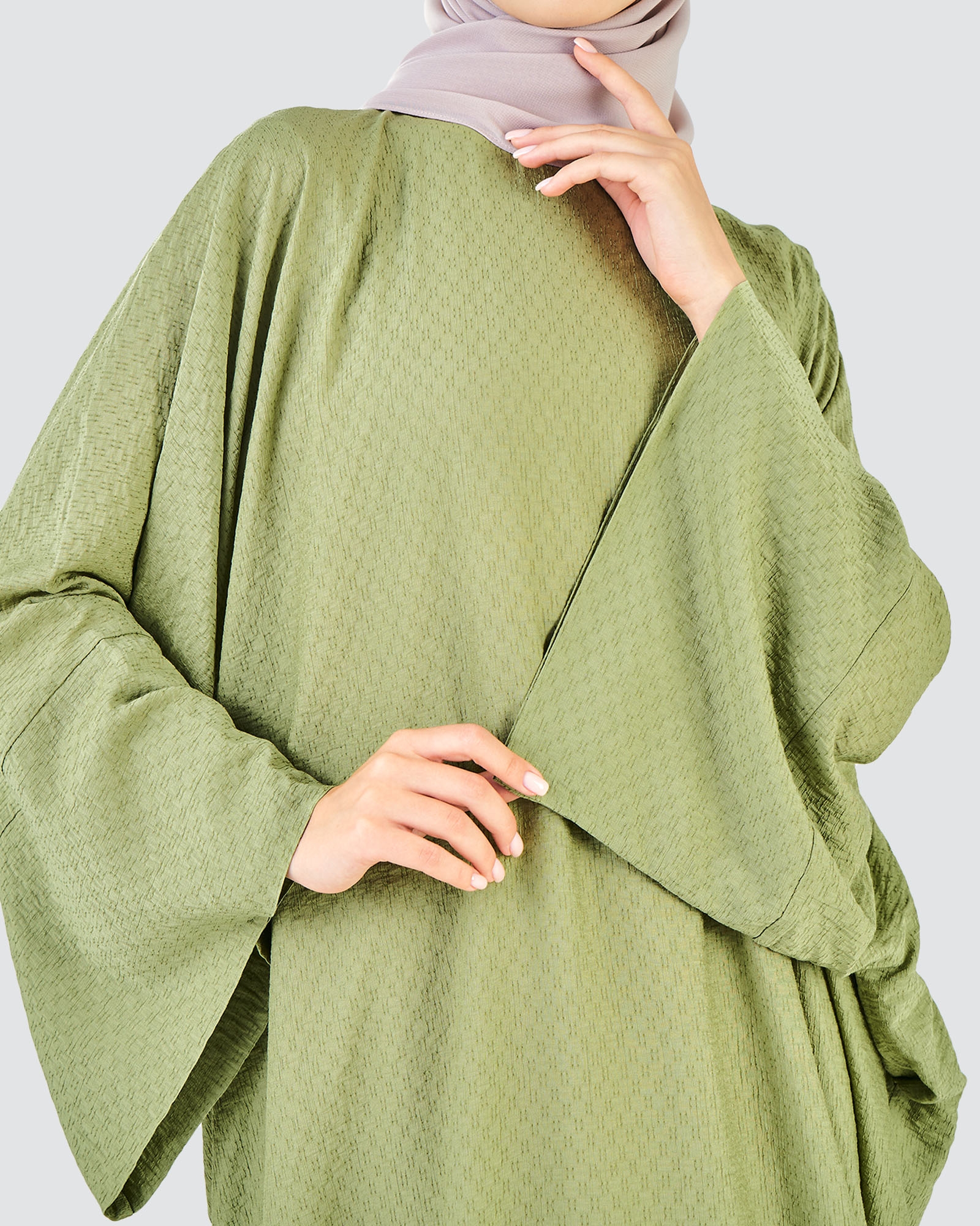 X-PRESS KAFTAN DRESS - BASIL