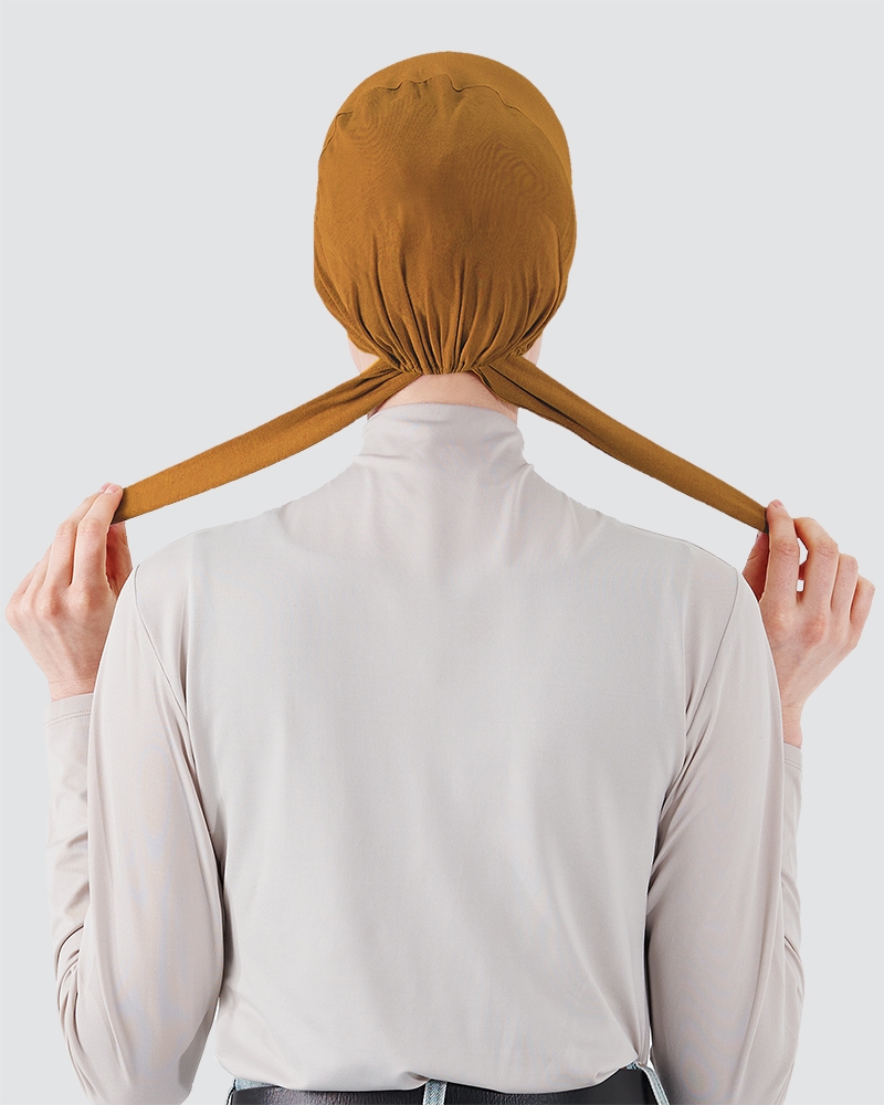 Image of INNER TIE-BACK BASIC - DEEP MUSTARD