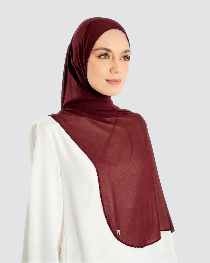 DELILAH CHIFFON SHAWL - CAVE