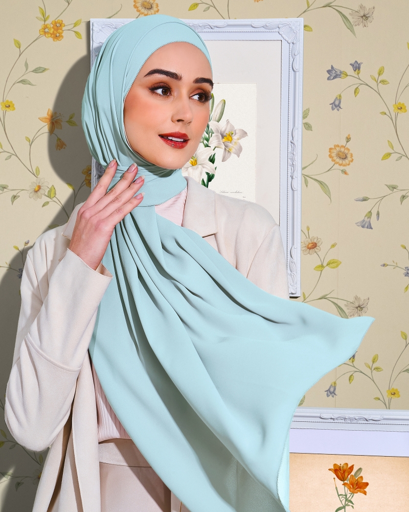 Chiffon shawl clearance