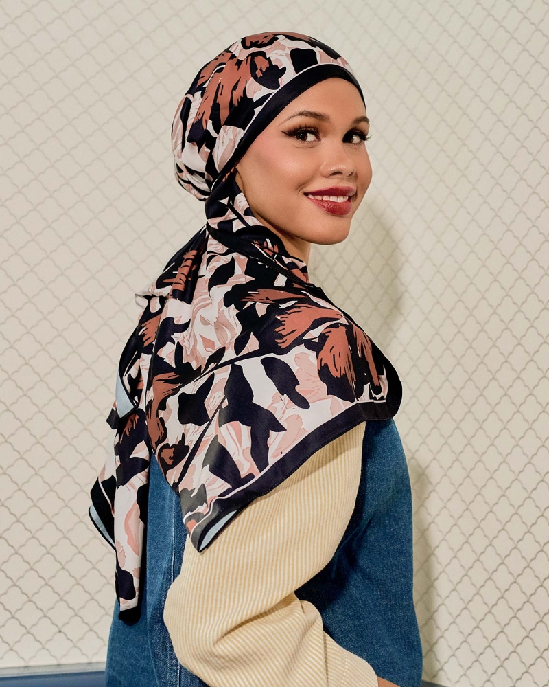 FLEUR SQUARE - BLANC