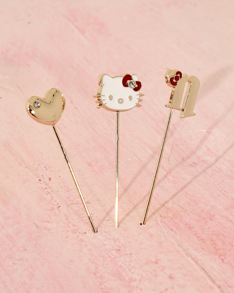 Image of HELLO KITTY X NAELOFAR PIN SET