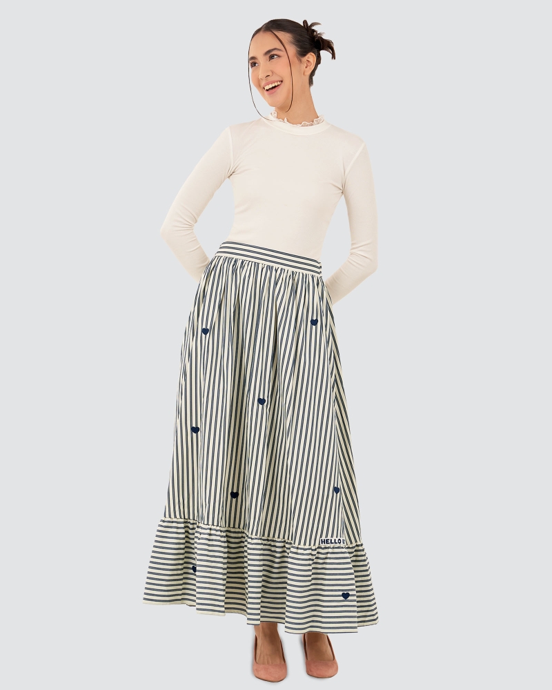 HELLO KITTY X NAELOFAR LOVE SKIRT - SNOWBELLE