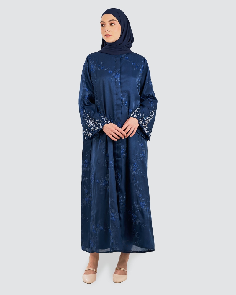 Image of HUSNA ABAYA - MARITIME BLUE