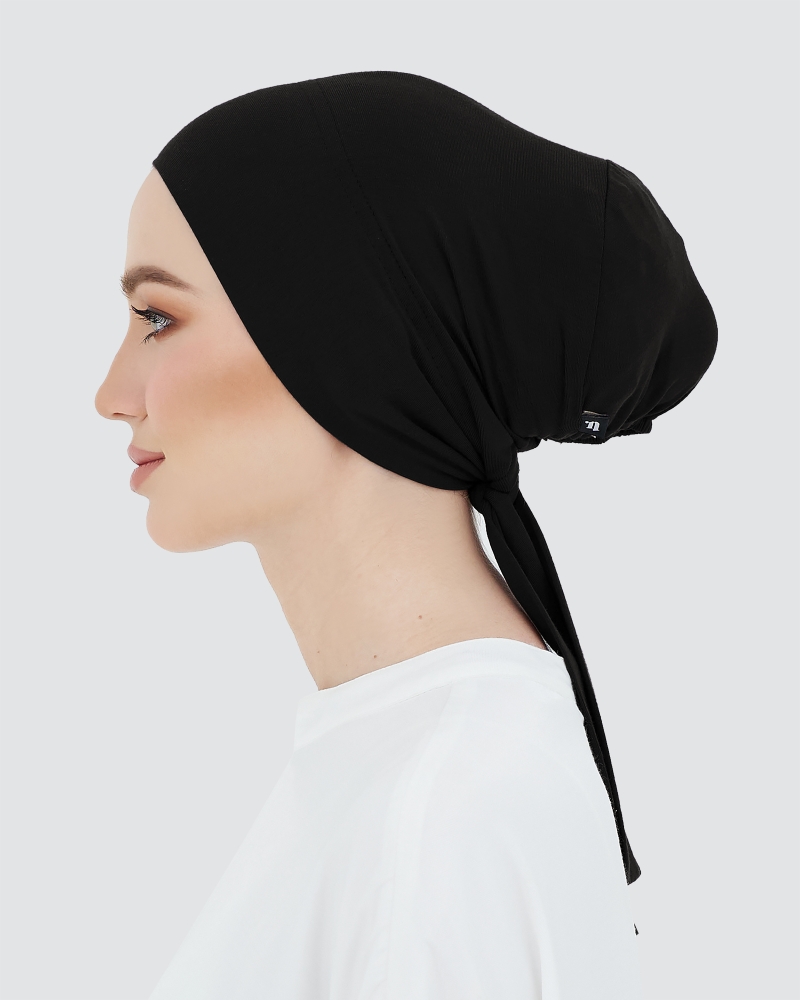Image of INNER TIE-BACK BASIC - JET BLACK