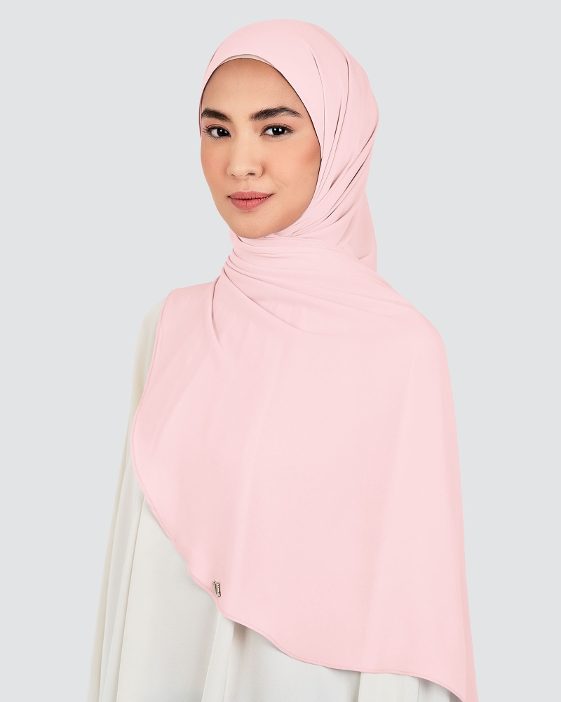 LONG CHIFFON SHAWL - BLOOM