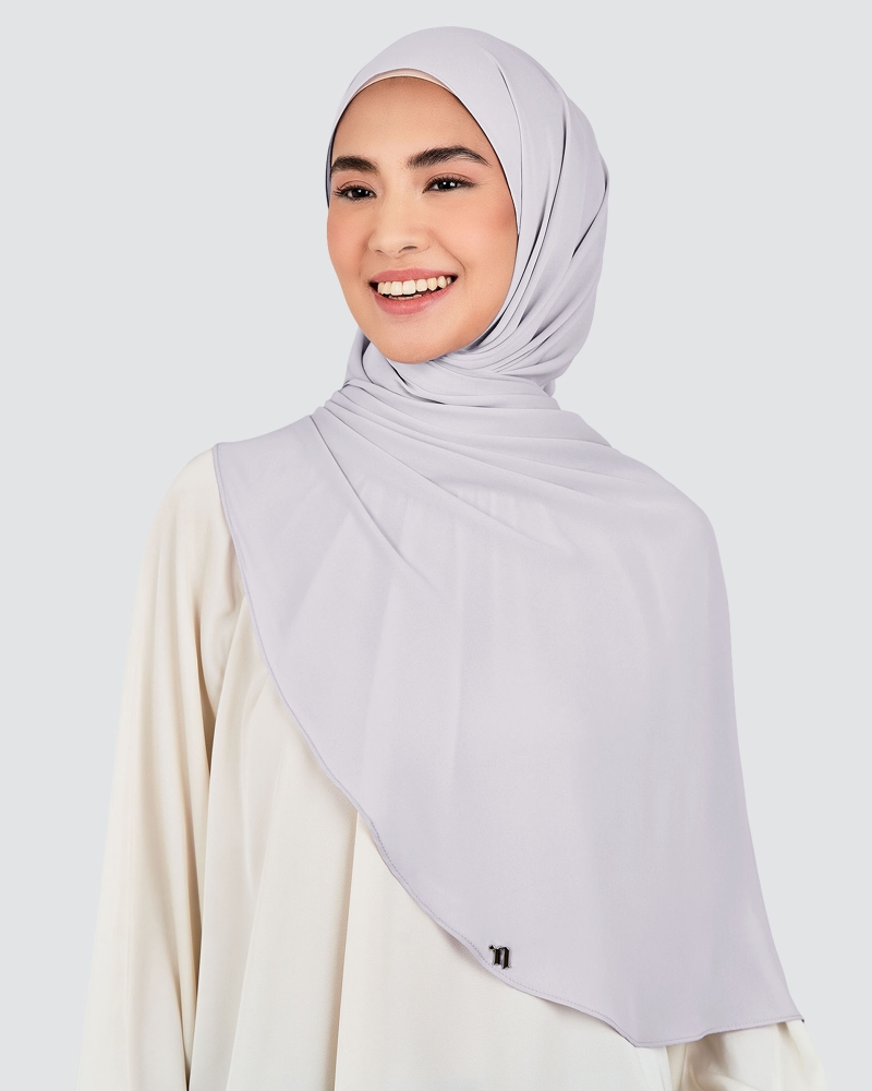 LONG CHIFFON SHAWL - MORNING GLORY