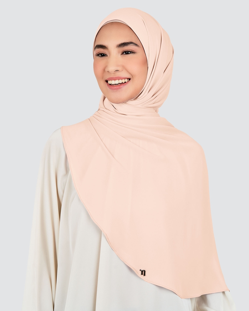 LONG CHIFFON SHAWL - NECTAR