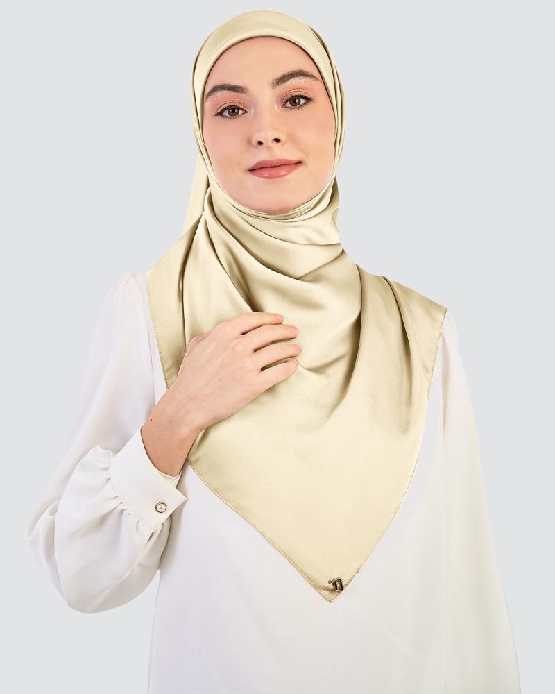 LUNA SATIN SQUARE - SAHARA