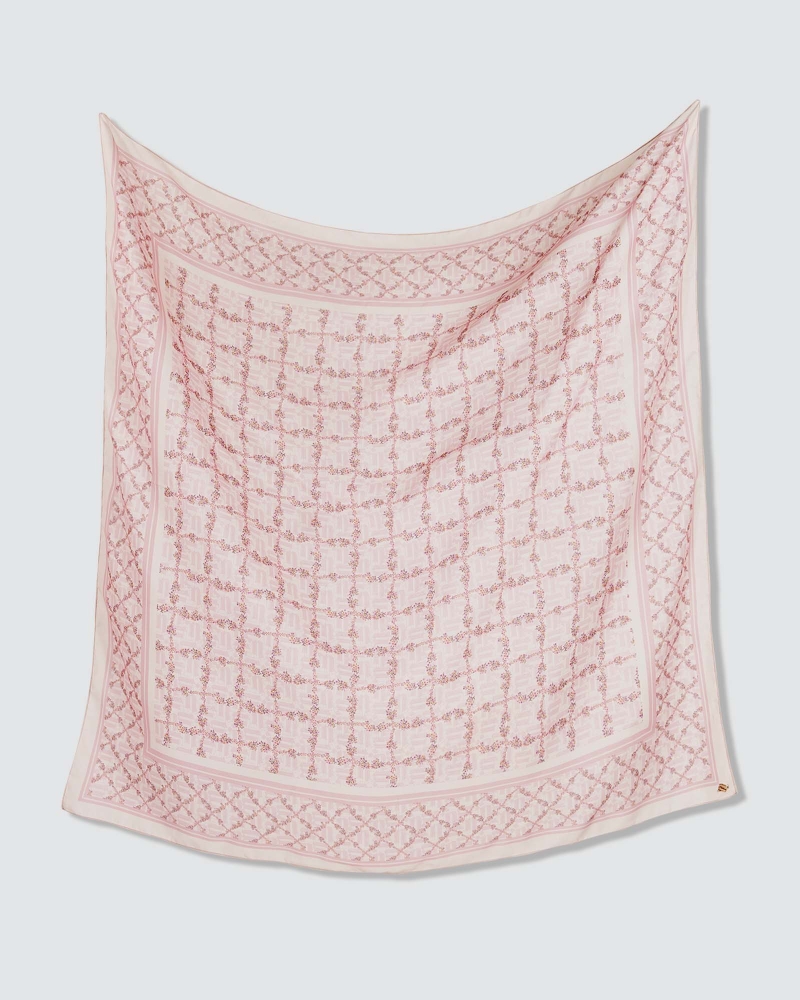 Image of MONOGRAM TRELLIS SQUARE - BLOSSOM