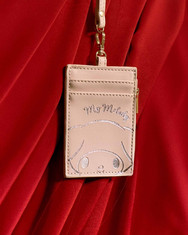 MY MELODY & NAELOFAR EMBOSSED LANYARD - MOCHI