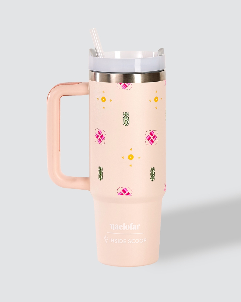 Image of NAELOFAR X INSIDE SCOOP BOTOL AIR - SOFT PINK
