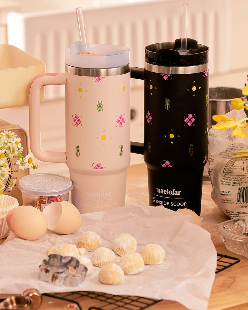 Image of NAELOFAR X INSIDE SCOOP BOTOL AIR - SOFT PINK