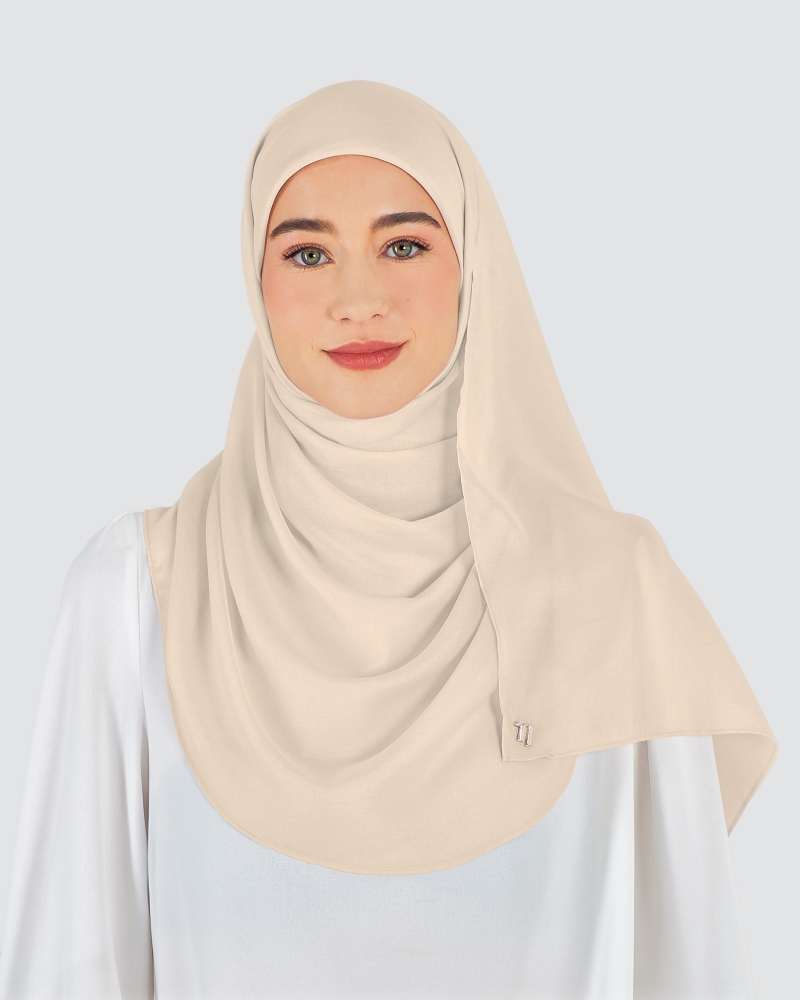 Image of NITA BAWAL SHAWL - BEIGE