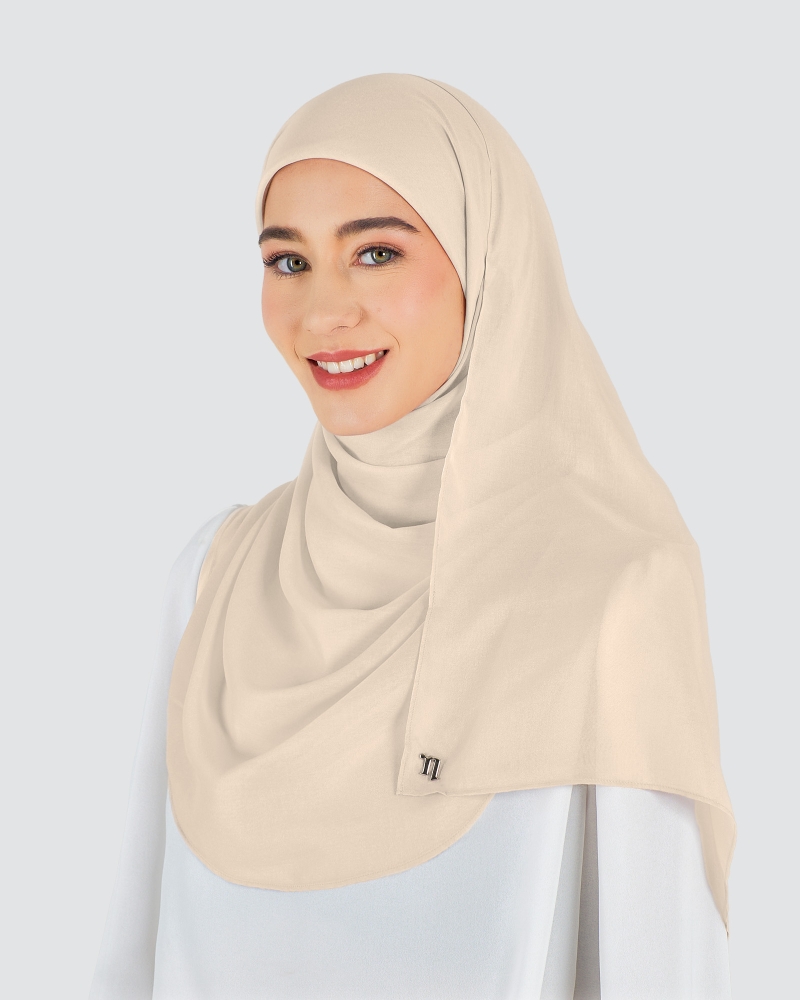 Image of NITA BAWAL SHAWL - BEIGE
