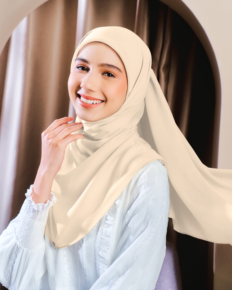 Image of NITA BAWAL SHAWL - BEIGE