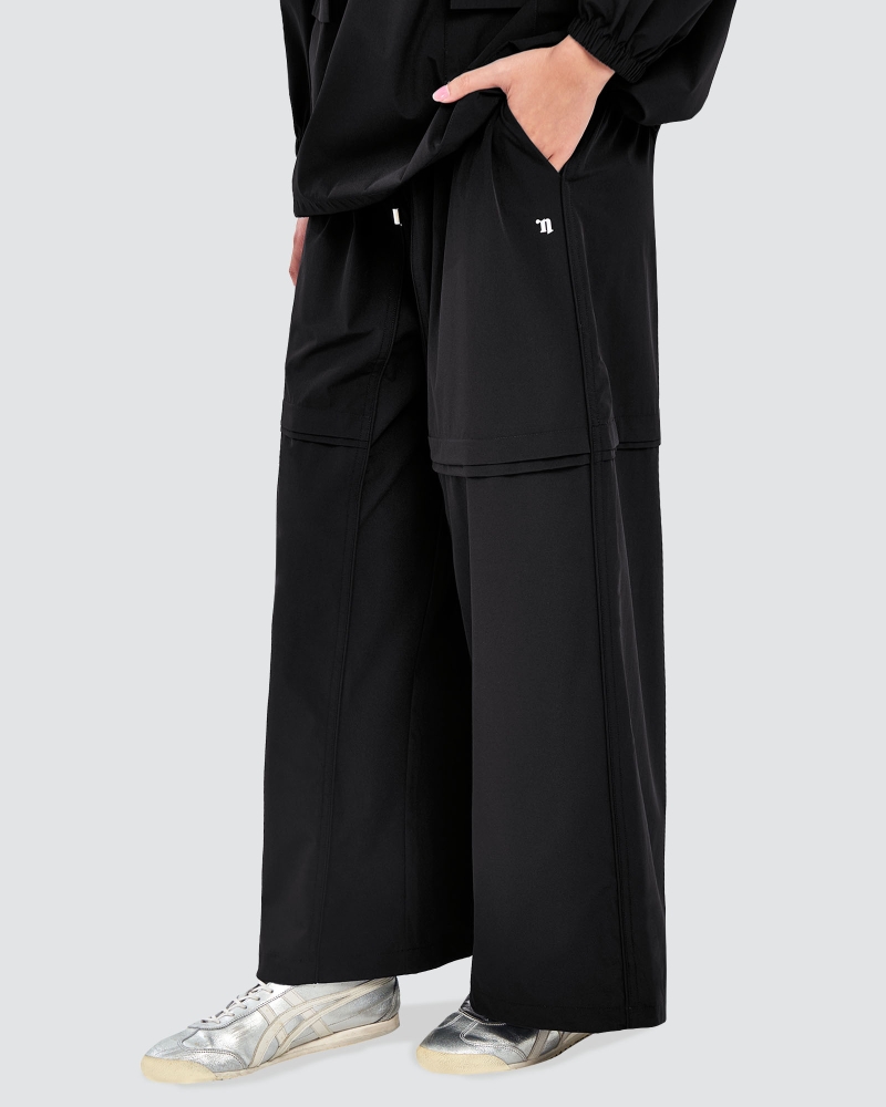Image of nPOWER DRAWSTRING PANTS - BLACK