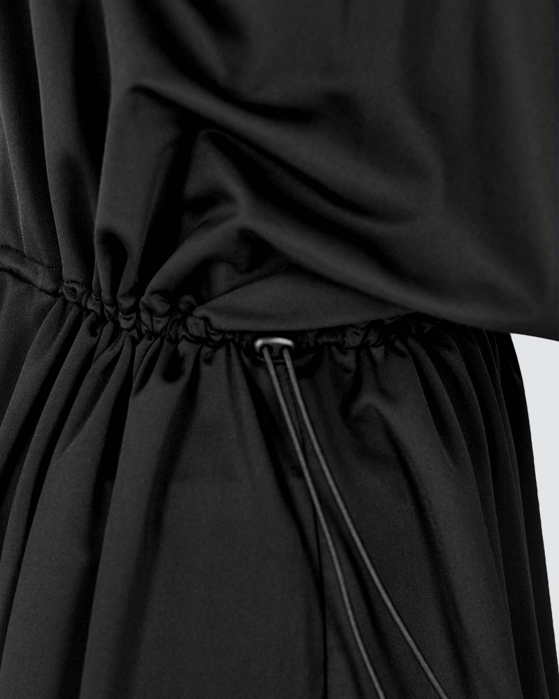 Image of nPOWER MODEST SWIM DRAWSTRING TOP - METEORITE