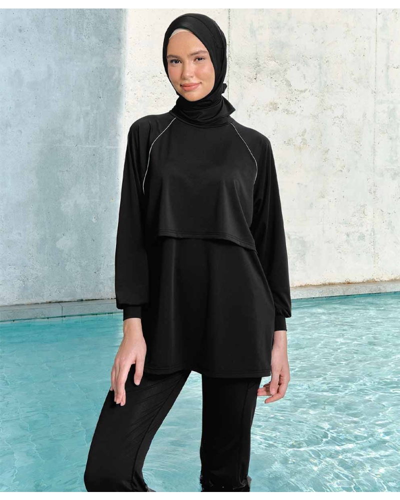 nPOWER MODEST SWIM TOP - METEORITE