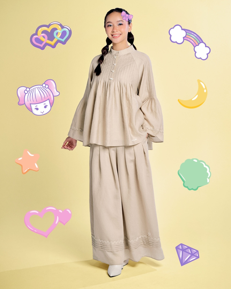 Image of POLLY POCKET X NAELOFAR BOW SKIRT - POCKET GLAM