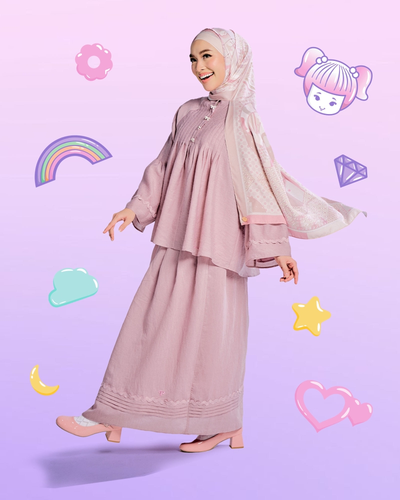 Image of POLLY POCKET X NAELOFAR BOW SKIRT - SWEETHEART