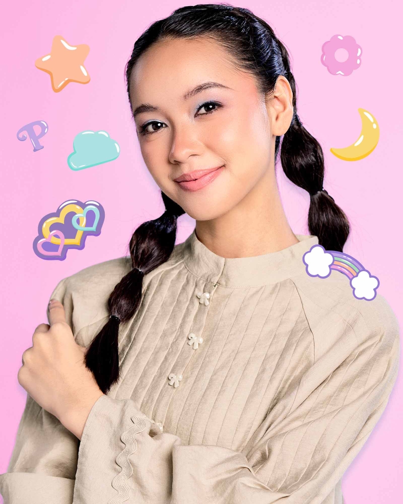 Image of POLLY POCKET X NAELOFAR BOW TOP - POCKET GLAM