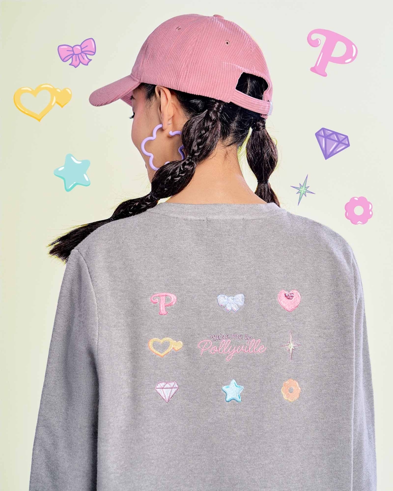 POLLY POCKET X NAELOFAR ICONIC CARDIGAN - DAYDREAM