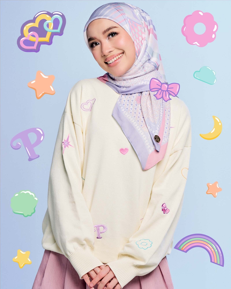 POLLY POCKET X NAELOFAR ICONIC JUMPER - CONFETTI CRUSH