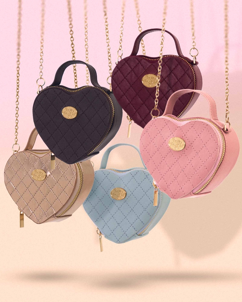 Image of POLLY POCKET X NAELOFAR SWEETHEART BAG - CRANBERRY