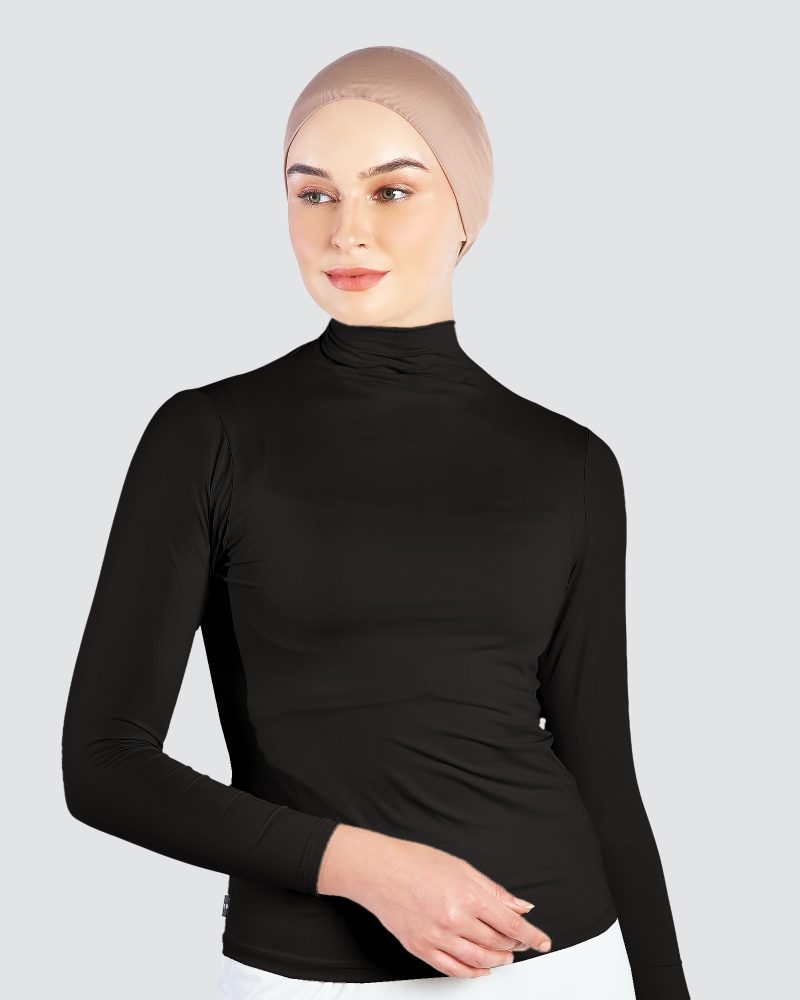 Image of NWEAR LONG SLEEVE TOP - BLACK