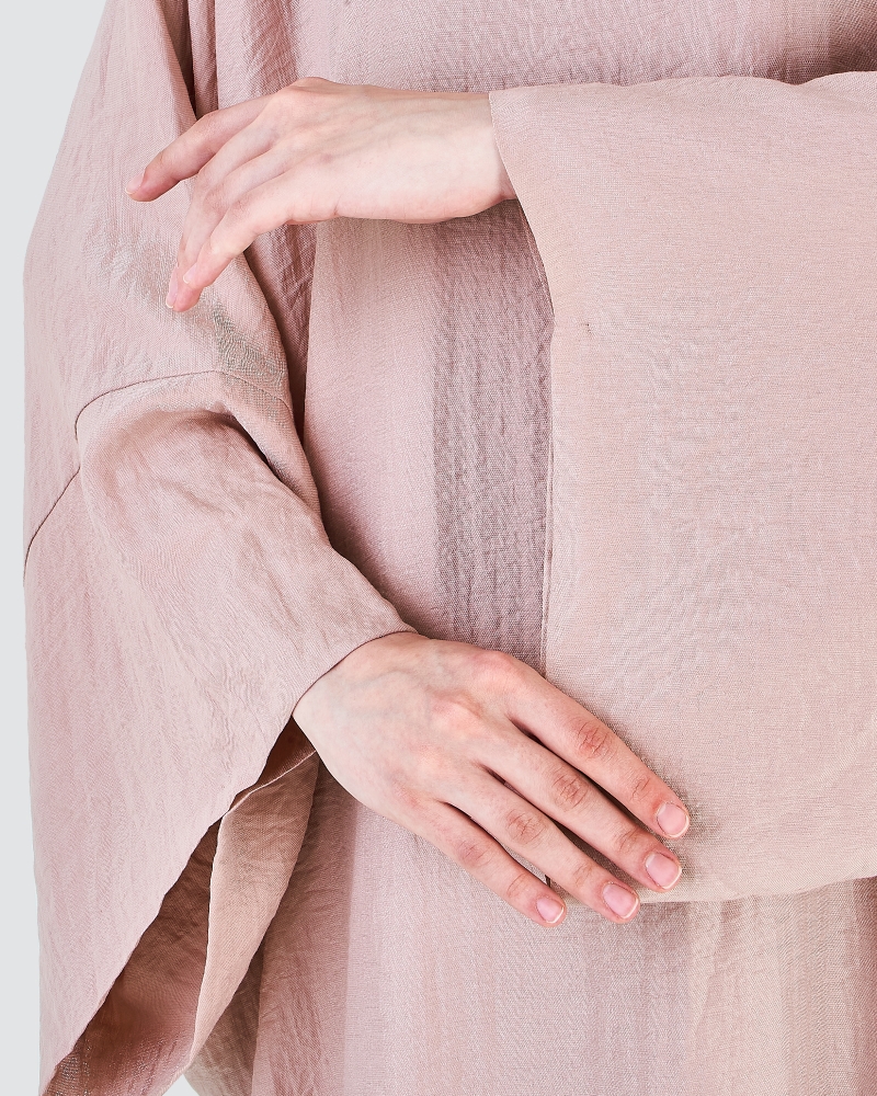 Image of X-PRESS KAFTAN DRESS - ROSE TAN