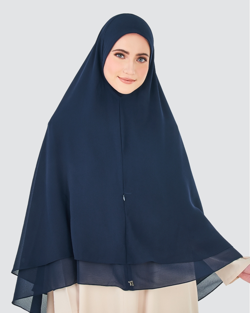 Image of KHAYLA KHIMAR - NAVY BLUE