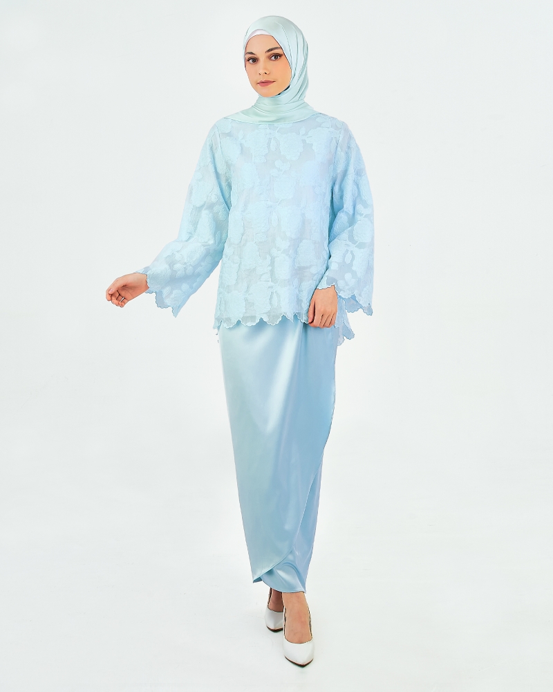 Image of MAWAR KURUNG KEDAH SET - OCEAN