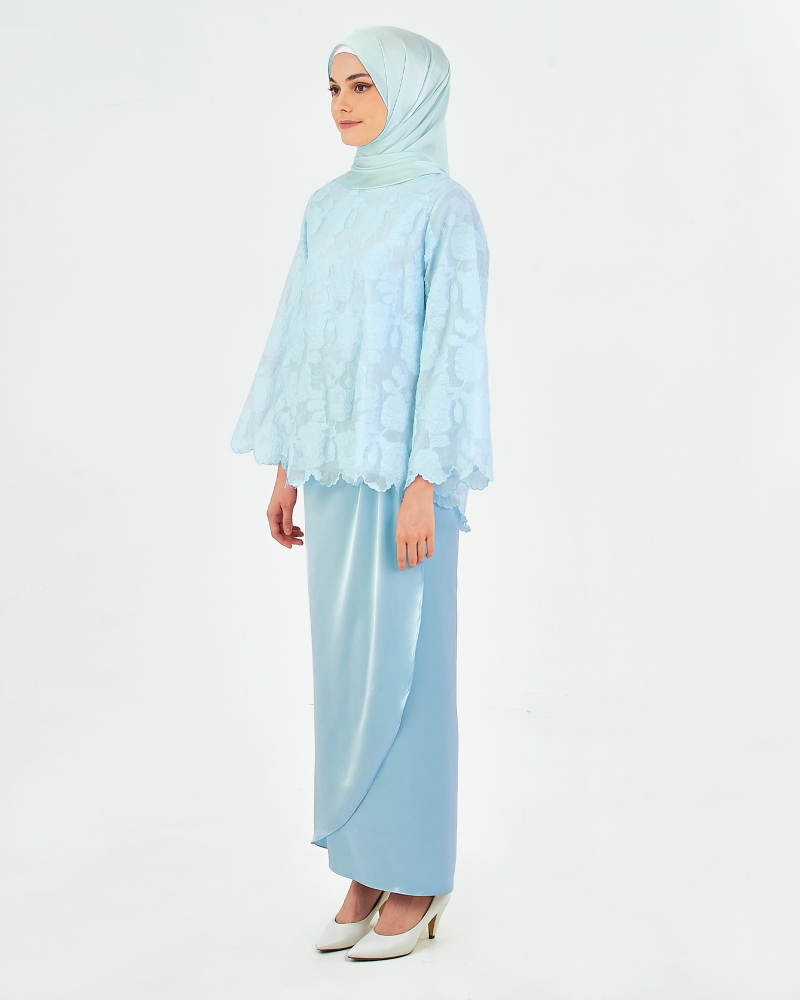 Image of MAWAR KURUNG KEDAH SET - OCEAN