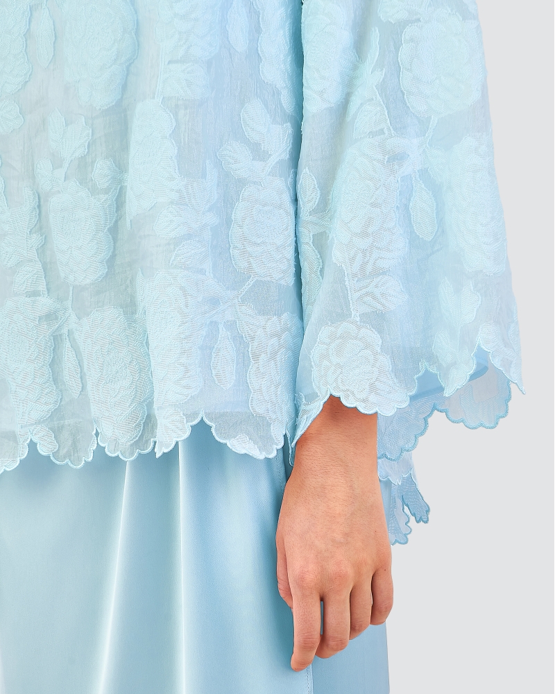 Image of MAWAR KURUNG KEDAH SET - OCEAN