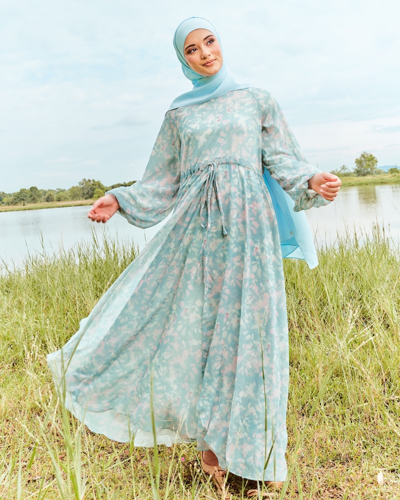 Image of FLORAL DRESS - DEW