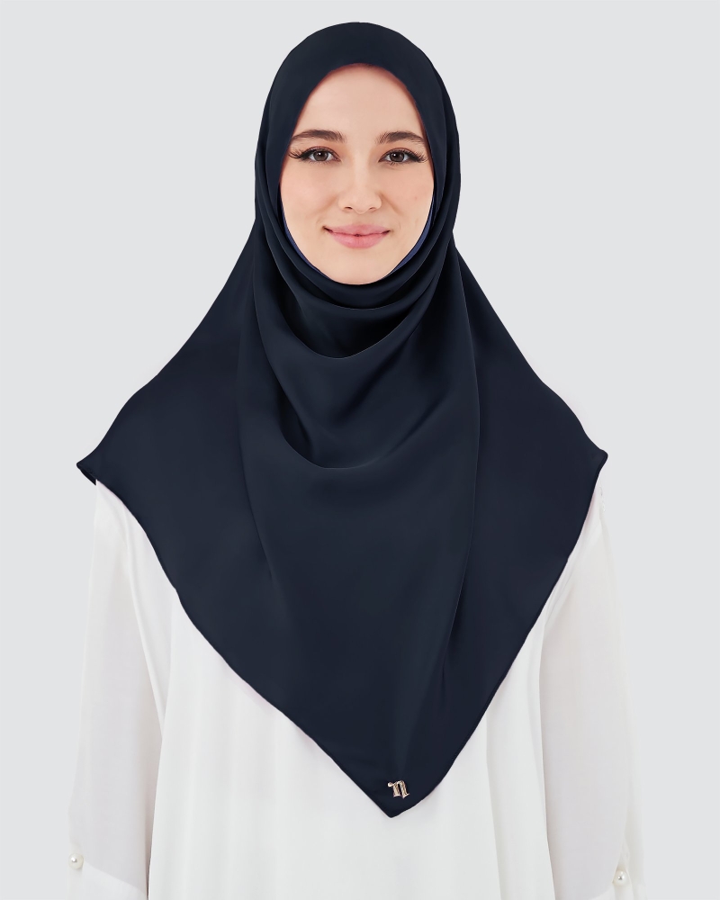 Image of EasyOn QAIRA SATIN INSTANT - DARK BLUE