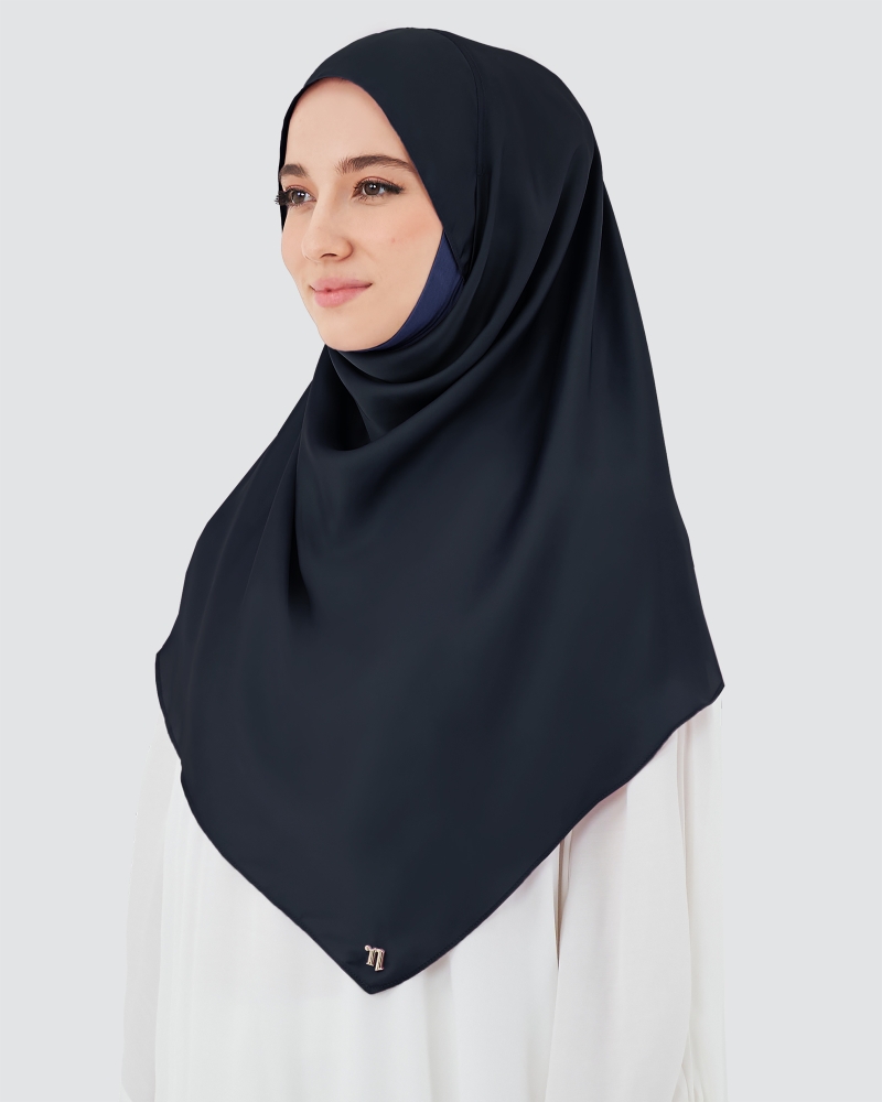 Image of EasyOn QAIRA SATIN INSTANT - DARK BLUE