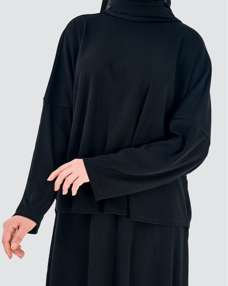 Image of X-PRESS WANDERSCAPES CO-ORDS - BLACK