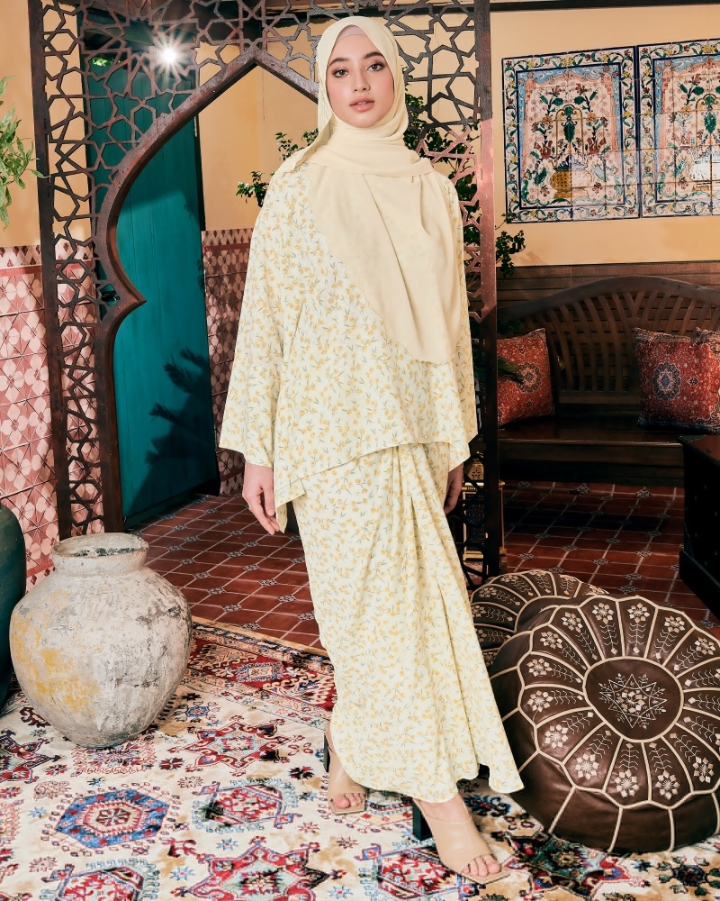 Image of JASMINE KAFTAN SET - BUTTER